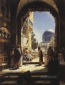 エルサレム神殿の入り口にて グスタフ・バウエルンファインド 東洋学者